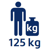 Weight up to 125 kg