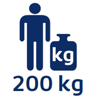 Weight up to 200 kg