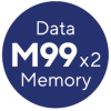 2 x 99 readings memory