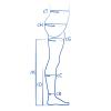 Venoflex measurement diagram